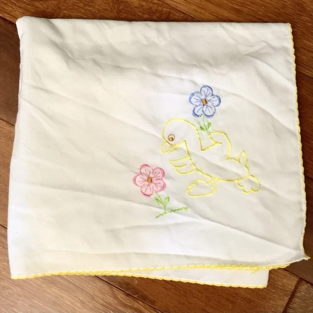 Lot 4 Vtg Baby Lovie Cuddle Blanket Carter White Copper Burp Cloth Gerber Onesie
